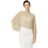 BEAUTELICATE Chiffon Bolero con Manica Pipistrello Donna Scialle Stole Trasparente Estiva per Sposa Matrimonio Cerimonia