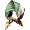 LumiSyne Sciarpe Di Seta Donna Foulard Quadrata Motivo Classico Pied De Poule a Quadri Stampata Cavallo Retrò Morbido Raso Foulard Piccolo Decorativo Copricapo Bandane Fascia Per Capelli Fazzoletto