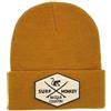 Surf Monkey - Berretto invernale lavorato a maglia - Berretto da uomo/donna riciclato - Taglia unica - Cappello per inverno/autunno, Giallo, Taglia unica