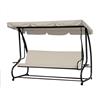 WEBMARKETPOINT HOMEGARDEN Dondolo in Acciaio per Esterno da Giardino 230x120x170 cm