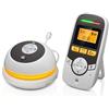 Motorola Nursery MBP 169 - Monitor Audio Digitale Portatile con Timer per la Cura del Bambino - Bianco