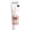 Naïf- Crema solare minerale- per neonati e bambini- SPF 50- Profumo delicato- senza Octocrylene- Protezione UVA e UVB- Resistente all'acqua- Dermatologicamente testata-Senza microplastiche- 30ml
