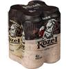 Kozel Birra Lager Dark, Multipack con 4 Birre in Lattina da 50 cl, 2 L, Gusto Leggero e Sorprendentemente Rinfrescante