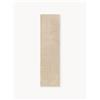 Westwing Collection Passatoia in lana fatta a mano con motivo in rilievo Mason - Beige