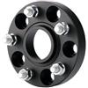 HJKDSZ 15mm/20mm/25mm/30mm Accessori Per Auto Adattatore Distanziale Ruota PCD 5x108 CB 63.4 Per Range Rover Per Evoque LR2(Black 20mm)