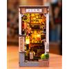 Rolife BOOK NOOK KIT MINIATURE DIY 3D PUZZLE SAKURA WINE ALLEY DA COSTRUIRE