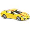 Mini-champs ☆ MaxiChamps 1/43 Porsche 911 R 2016 giallo