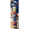 LYRA DRY GIANT - Mine di ricambio rotonde riempite con 12 mine da carpentiere 333®, 2 x 5 x 150 mm, specifiche per legno secco, in blister