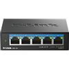 D-Link DMS-105 (5 porte), Switch di rete, Nero