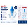 Medel Jet Rhino Doccia Nasale per Aerosolterapia Accessorio Lavaggi Nasali per Aerosol