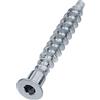 Screws City Viti per conferma a testa piatta, 7 mm x 35 mm, argento (confezione da 20)