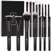 DUcare Set di pennelli da trucco, 15 pezzi, sintetici