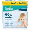 Pampers 99% Water Baby Wipes 4x60 pz