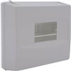 ETTROIT Centralino elettrico da parete 8 moduli IP40 bianco RAL 91682 senza portello - DB101035