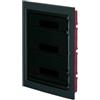 ETTROIT Centralino elettrico da incasso 54 moduli IP40 nero con portello trasparente fumè - DB110954B