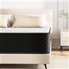Matoresu Materasso 120 x 200 cm, 7 zone, grado di durezza H3 altezza/certificato Öko-Tex, 25 cm, materasso a molle insacchettate con memory foam, 120 x 200 x 25 cm