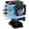 RiseNova Action camera sportiva WiFi 4K, impermeabile fino a 30 m, con obiettivo largo 170°, design compatto per nuoto e vlogging da viaggio (blu)