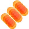 GATHINESS 15 Pezzi Pellicole in Gel Arancioni Rotonde per Faretti LED e Luci Video, Materiale Pet, Facili da Installare, per Ambienti Interni come Camere da Riposo e Soggiorni
