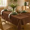 ECOMMERC3 Tovaglia Antimacchia Rettangolare Resinata Cioccolato 100x140 cm