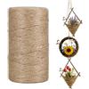 Carehabi Corda per Tiragraffi Ø 1.5mm*200m Spago per Decorazioni Cordino Juta Spago Juta Corda Tiragraffi per Gatti per Artigianato, Arredamento, Gatto, Giardinaggio