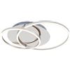 BRILONER Leuchten 3228-018 Plafoniera a LED, Dimmerabile, con Funzione Memory, Orientabile, 3200 Lumen, di Colore Alluminio Cromato, Diametro 30 Cm, 40 Watt W, Chrom-Alu