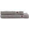 Tommy Hilfiger Set due pezzi Spugna Bagno ospite e Asciugamano 100% di Puro Cotone Legend Silver
