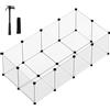 Songmics Recinto in plastica, bianco - Tg. L: L 143 x B 73 x H 46 cm