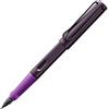 Lamy safari violet blackberry - Stilografica con impugnatura ergonomica e pennino in acciaio nero misura EF - ideale per la scrittura e la calligrafia - cartuccia T 10 blue inclusa - destrimani