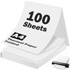 talifoca 100 fogli Carta termica A4 per Stampante, Carta A4 Stampante Portatile senza BPA, Fogli per Termica compatibile con la maggior parte delle stampante termica, per documenti, pagine Web e foto