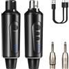 Depusheng SISTEMA MICROFONO WIRELESS TRASMETTITORE RICEVITORE PER CHITARRA S5