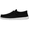 HEYDUDE Hey Dude Wally Slub, Scarpe Moc Toe Uomo, Nero, 44 EU