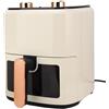 Ejoyous Friggitrice Ad Aria Calda da 5,5 Litri, Friggitrice da 1350 W Senza Olio Ad Aria Termostato a 8 Programmi Grande capacità per la Casa (Visibile)
