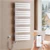 S'AFIELINA Scaldasalviette Elettrico Bagno WiFi 1320x600mm 800W, Bianco