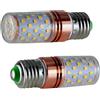 Generic YXJX low voltage bulbs, Lampadina a LED a forma di mais da 2 pezzi, AC/DC12V/24V-36V/24V-60V, E27/E14/B22, faretto a candela LED da 12 W, lampada for la casa(White E27,Dc 24v-60v)