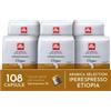 ILLY 108 Caffè in Capsule Iperespresso Arabica Selection Etiopia, 100% Arabica