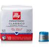 illy Capsule Caffè Iperespresso Tostato CLASSICO Lungo, 6 Confezioni da 18 Capsu