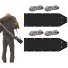 Generic Slittino di cervo - Polietilene 73 x 23 pollici | Heavy Duty Dead Sledd per DeerDrag, pesca sul ghiaccio, campeggio, sci per bambini con corda e custodia | Caccia, divertimento all'aperto