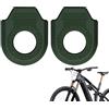 Generic Copertura protettiva per pedivella per bicicletta - Supporto universale in TPU | Protezione per manovella con protezione anticollisione, mountain bike, ciclismo | Accessorio per attrezzatura da