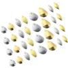 ULTECHNOVO 400 Pezzi Lame da Spinner in Lega di Zinco Ultrariflettenti a Forma di Seme per Esche da Pesca Prestazioni di Lancio Estese la Pesca All'alba