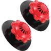 ULTECHNOVO 2 Pezzi Valvola di Scarico per Tende Gonfiabili e Barche ad Aria, Controllo Automatico della Pressione con Struttura a Clip e Filtro a Rete in PVC per Sport Acquatici