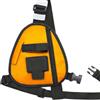 Kfwfuaee Borsa compatta da esterno triangolare con tasca con cerniera e cinturino con fibbia regolabile per pendolarismo escursionismo Utility Chest Pack triangolare borsa da trasporto in tessuto Oxford tasca