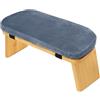 Generic Panca da meditazione in legno, sedia da meditazione pieghevole ergonomica con cuscino resistente portatile Seiza Preghiera Yoga Sgabello inginocchiato