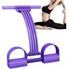 Generic Fascia Elastica a Pedali con Maniglie Attrezzo Elastico Antiscivolo per