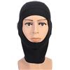 Keenso Berretto da Sub Unisex, 1 mm / 3 mm Neoprene Nero Berretto da Sub Snorkeling Cappuccio da Sub Cappello da Sub per Resistente al Sole, Legare i Capelli e idratare(millimetro)