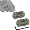 Generic Adattatore for Guida Picatinny da 19 mm ruotabile a 360° for Montaggio su Guida Arc for Casco tattico Accessorio for Torcia elettrica for Casco Veloce(OD)