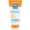 Mixa Crema Solare per Pelle Sensibile - Crema Solare Invisibile all'Acido Ialuronico - Alta Protezione SPF50 UVA, UVA Lunghi, UVB - Pelli Sensibili e Disidratate - Viso e Collo - Ipoallergenico - 50