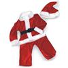 Generico COSTUME VESTITO BABBO NATALE BIMBO 3-5 ANNI in CINIGLIA Completo Coordinato