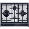 Haier piastra a gas con 4 fuochi disposizione diamante, 60 cm, Preciflame, Gas On Metal Series 4 - HAHG6D5TX