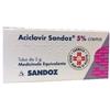 SANDOZ Aciclovir Sandoz Crema 3g 5%