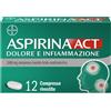BAYER Aspirina ACT 12 Compresse Per Dolore E Infiammazione